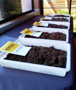 Different types of materials and soil
